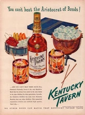 Kentucky Tavern Life Magazine Ad Print Bottled in Bond 1949 Bourbon Whiskey