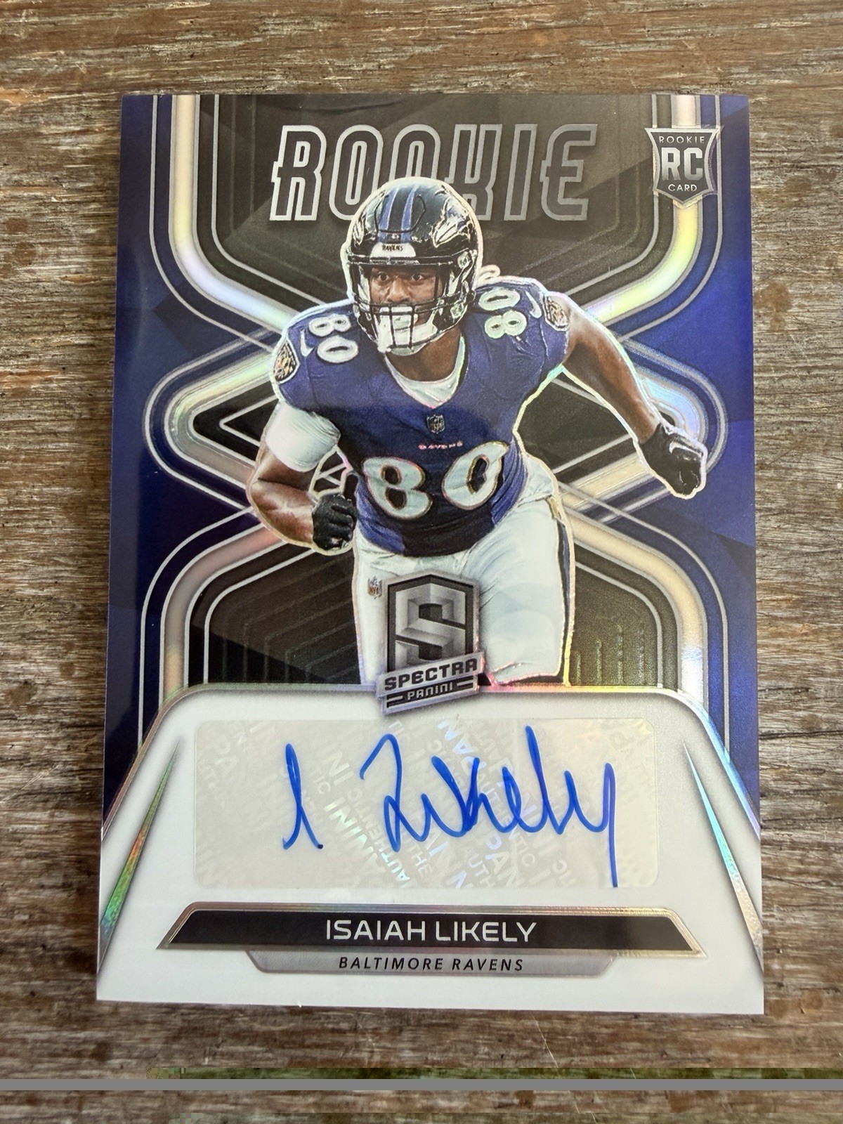 Isaiah Likely Panini Spectra Rookie Autographs #35 Base