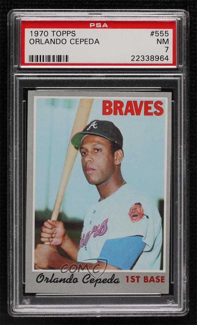 1970 Topps Orlando Cepeda #555 PSA 7 HOF 2d2