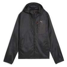 PUMA Seasons Windcell Run Full Zip Jacket Womens Black Casual Athletic Outerwear