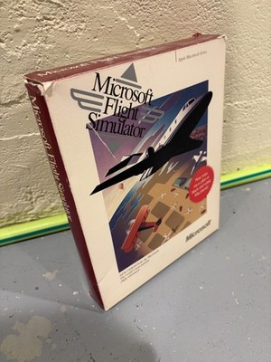 Microsoft Flight Simulator 4.0 - Vintage Macintosh - 1991