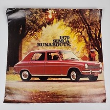 Vintage 1970 Chrysler Simca Runabouts Dealer Sales Brochure Advertising