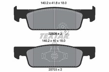 BREMSBELAGSATZ FÜR SMART FORTWO CABRIOLET (453) - TEXTAR 2262601