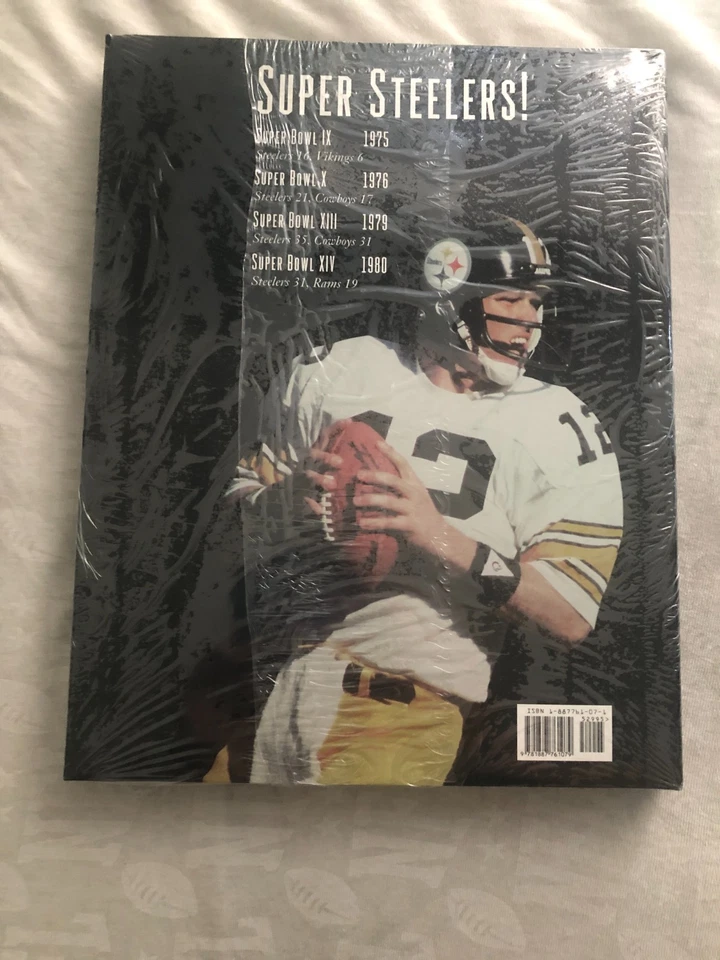 Vintage Greatest Moments in Steelers History Hardback Book NEW Sealed " - Image 3 of 4
