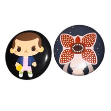 "Loungefly Netflix Stranger Things 1,25"" botón 2 piezas juego de pines - Eleven y Demogorgon"