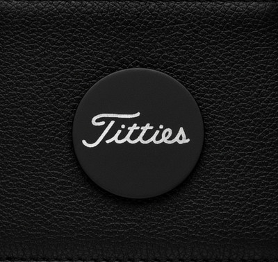 ''Titties'' Golf Ball Marker Novelty Gift Laser Engraved