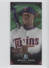 2015 Bowman Chrome Prospect Profiles Mini Refractor Green 54/99 Miguel Sano i5q