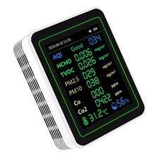Air Quality Tester CO2 Detector Multi Function Real Time Detection For Indoor