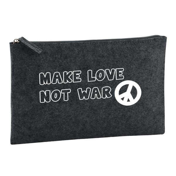 Kulturbeutel Make Love Not War Geschenkidee Make Love Not War Geschenk PräSent-image