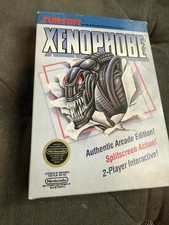 NES Xenophobe CIB Complete Box Manual Sleeve Poster Insert Sunsoft Nintendo