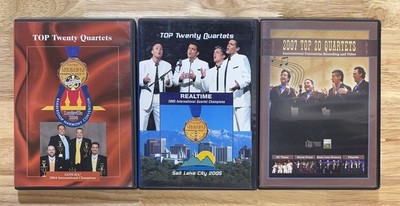 2004/2005/2007 Top 20 Barbershop Quartets DVD Lot Gotcha Storm Front Flipside