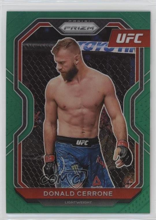 2021 Panini Prizm UFC Green Prizm Donald Cerrone #12 0zc4