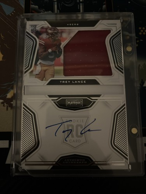 #ad #ad TREY LANCE 2021 PLAYBOOK RPA ROOKIE PATCH BOOKLET RC AUTO 149 Q5159 $50.00