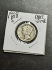 1928 S Mercury Silver Dime FN Fine Better Date U.S. 10c Coin (Raw19181)