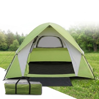 Tents for Camping 4 Person, Light Green，Tents for Camping, Essentials,Double ...