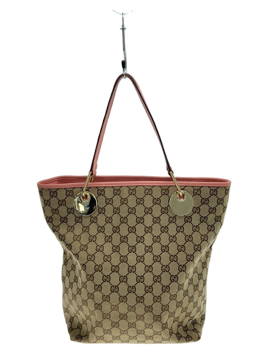 GUCCI GG Canvas Tote Bag with All-Over Print Design