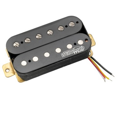 Wilkinson Classic Tone Black Ceramic Overwound Open Humbucker Guitar Neck Pickup