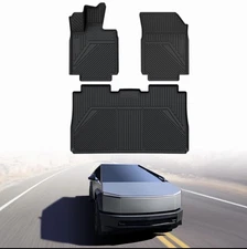 LASFIT Floor Mats for Tesla Cybertruck 23-25 All Weather TPE Preowned