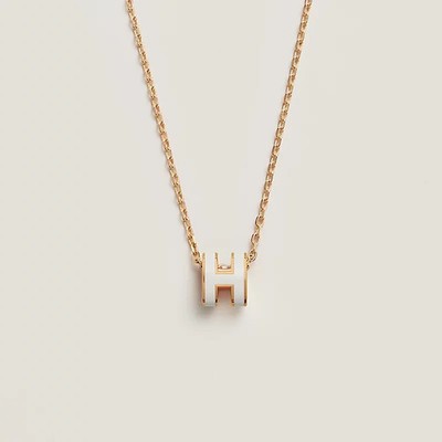 100% Authentic Brand New Hermes Mini Pop H Pendant Blanc | eBay