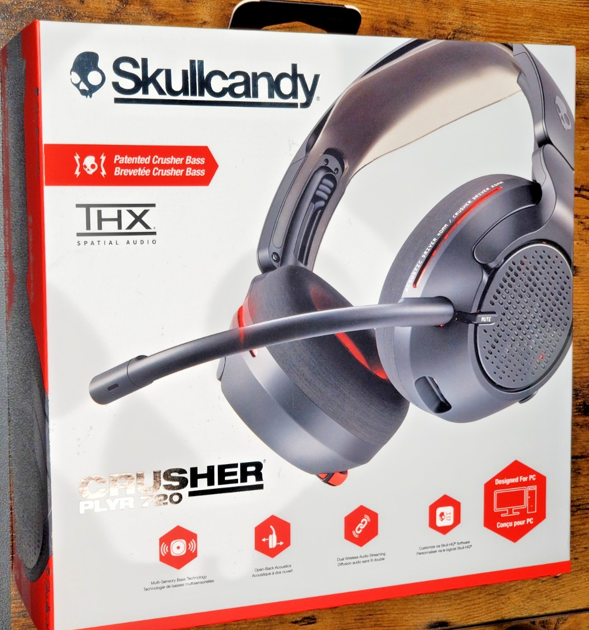 Skullcandy Crusher PLYR 720 Wireless Gaming Headset