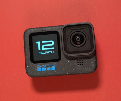 GoPro HERO12 Black Action Camera Bundle with The Handler Floating Grip and Case