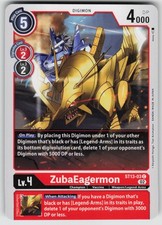 ZubaEagermon Common Starter Deck 13: Ragnaloardmon ST13-03 C LP