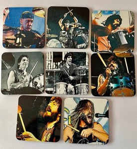 Legendary Rock Drummers Coaster Set