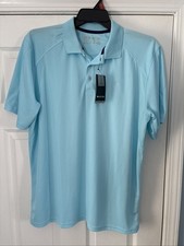 Ariat Tek Men's Aqua Short Sleeve Polo NWT L
