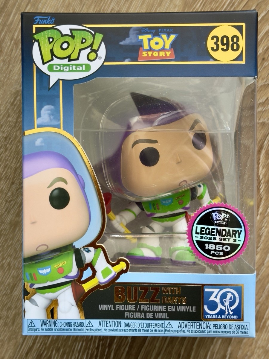 Funko Pop Disney 398 Buzz With Darts LE1850 Droppp Exclusive