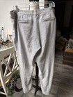 Pre-owned J. Jill Lt. Gray Pin Stripe Straight Leg Pants Sz 14 — photo 4