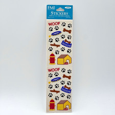 Frances Meyer Stickers Dog Puppy Theme Paws Woof Bone Hydrant Scrapbooking USA