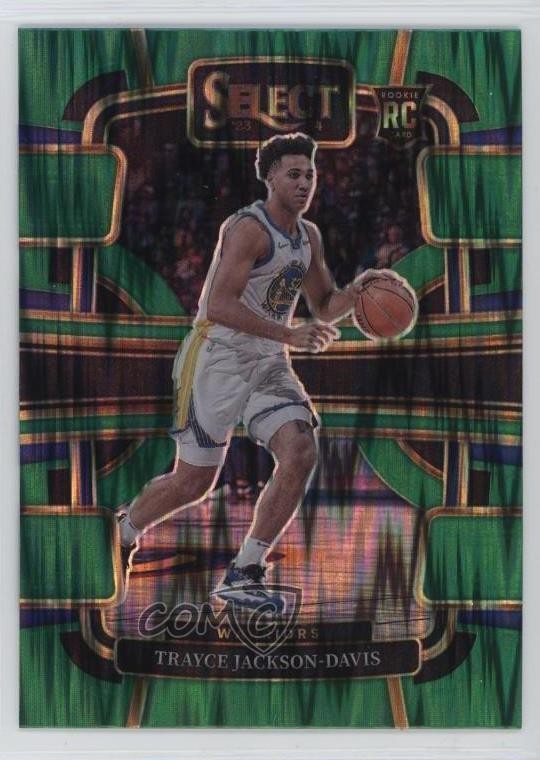 2023 Select Concourse Green Shock Prizm Trayce Jackson-Davis #84 Rookie RC 07sf