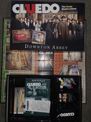 Cluedo Downton Abbey Edition Murder Mystery Brettspiel Hasbro 2015 100% vollständig