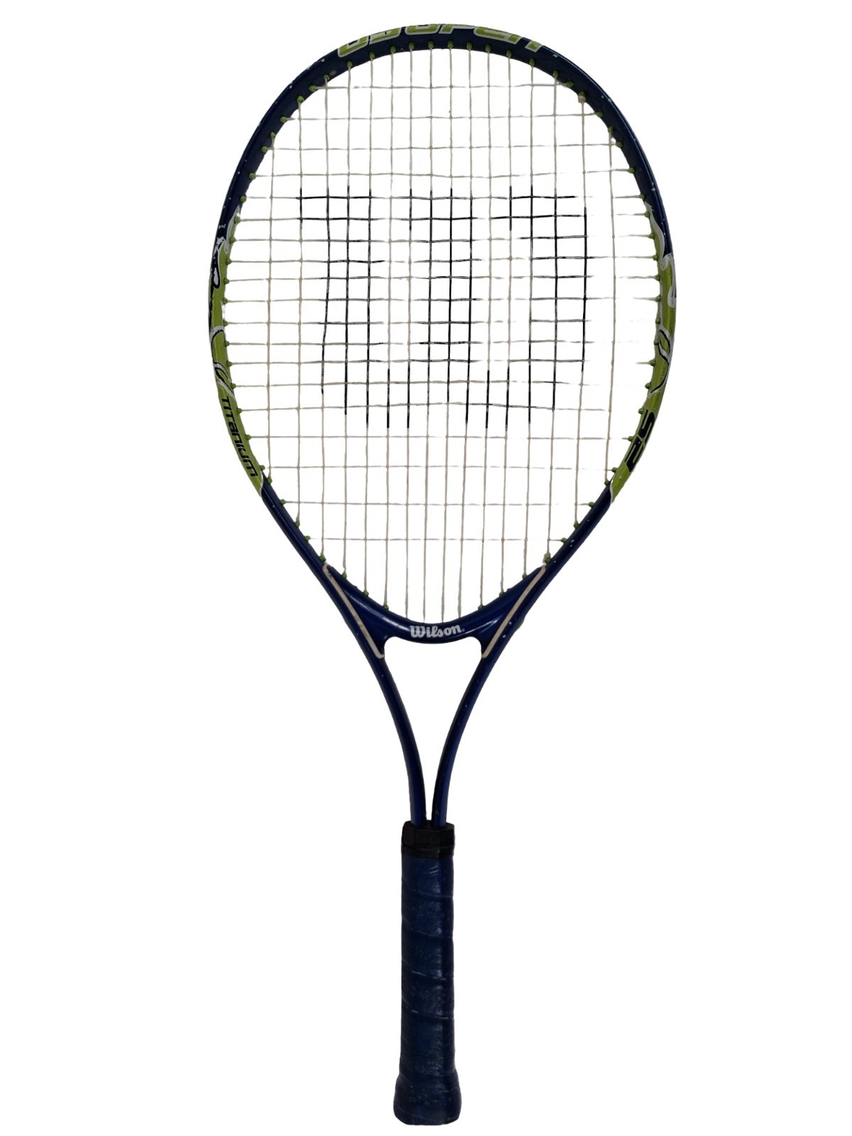 Wilson Titanium Junior Tennis Racket 24.5" Youth Racquet Blue Green