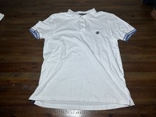 roberto cavalli White Polo Men  s Size Medium