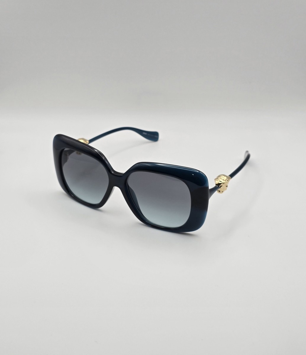 VERSACE VE4499U 5540/2A Transparent Blue - Green Lens 57 mm