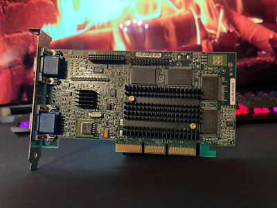 Matrox Millenium G400 Dual Head AGP (  G4+MDHA32G ) 32Mb RAM