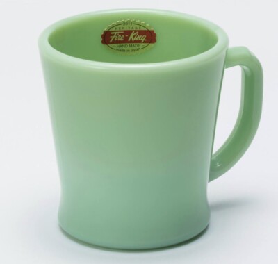 グラス+カップ Fire-King - Fire King JADEITE D-Handle Mug Cup M006 Fire King JADEITE D-Handle Mug Cup M006