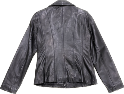 Women's Avanti Black Genuine Leather Jacket Size Small | eBay
