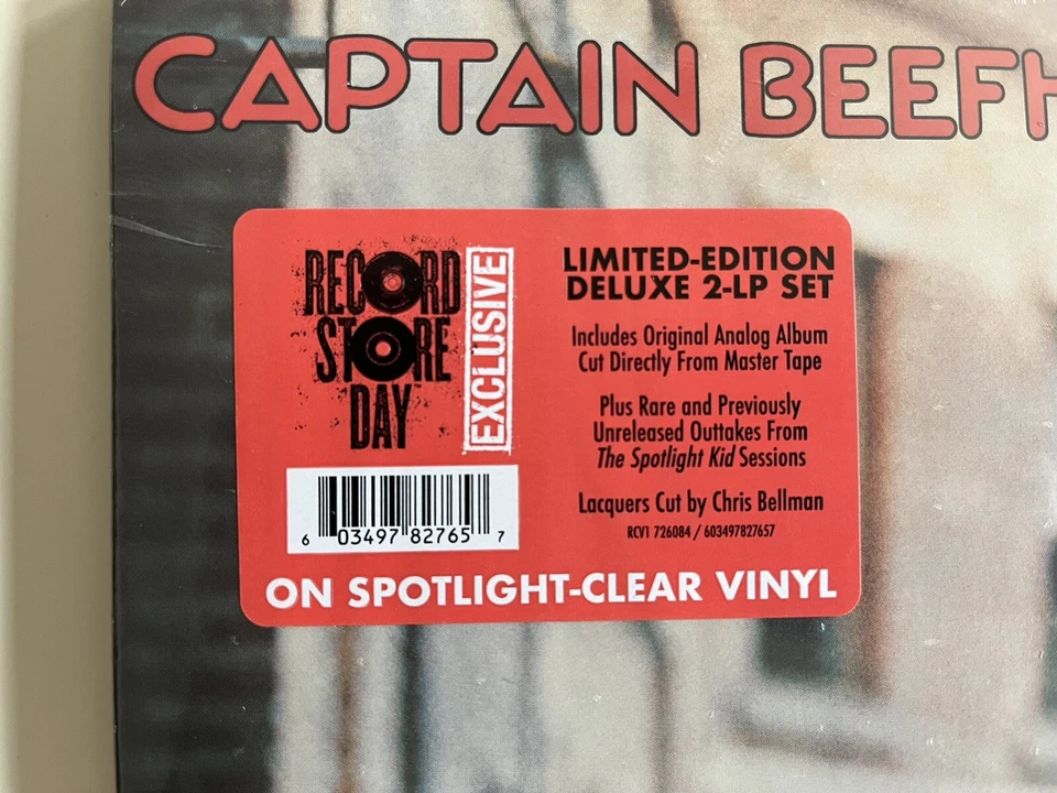 Captain Beefheart / The Spotlight Kid 2x Clear Vinyl LP Limited Edition RSD 2024 - Image 4 of 4