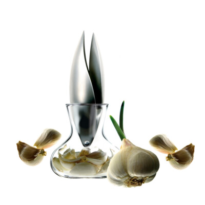 Eva Solo Knoblauchpresse - ohne Deko - Glas / Edelstahl - NEU