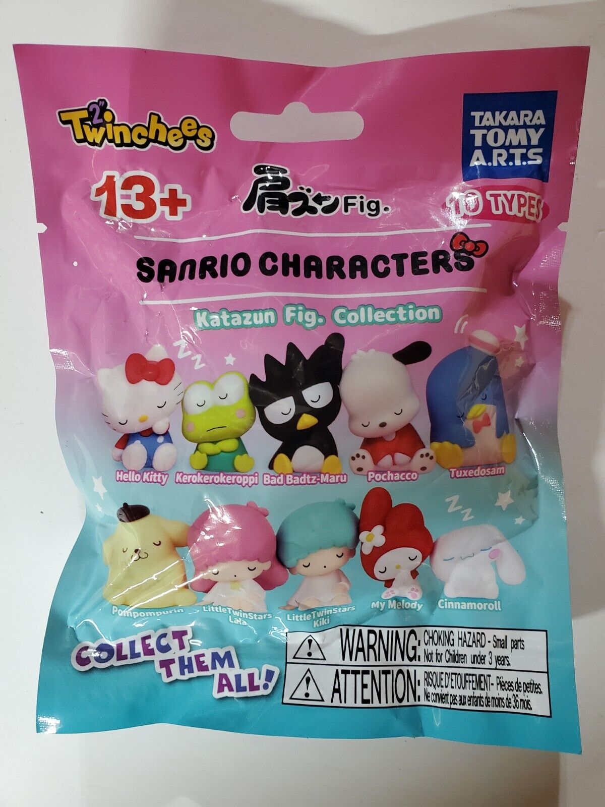 2" Twinchees Sanrio Characters Katazun Figure Collection - SEALED MYSTERY - NEW