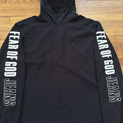 Fear of God Jeans 2017 Fifth Collection Black Longsleeve Fear of God Jeans 2017 Fifth Collection Black Longsleeve