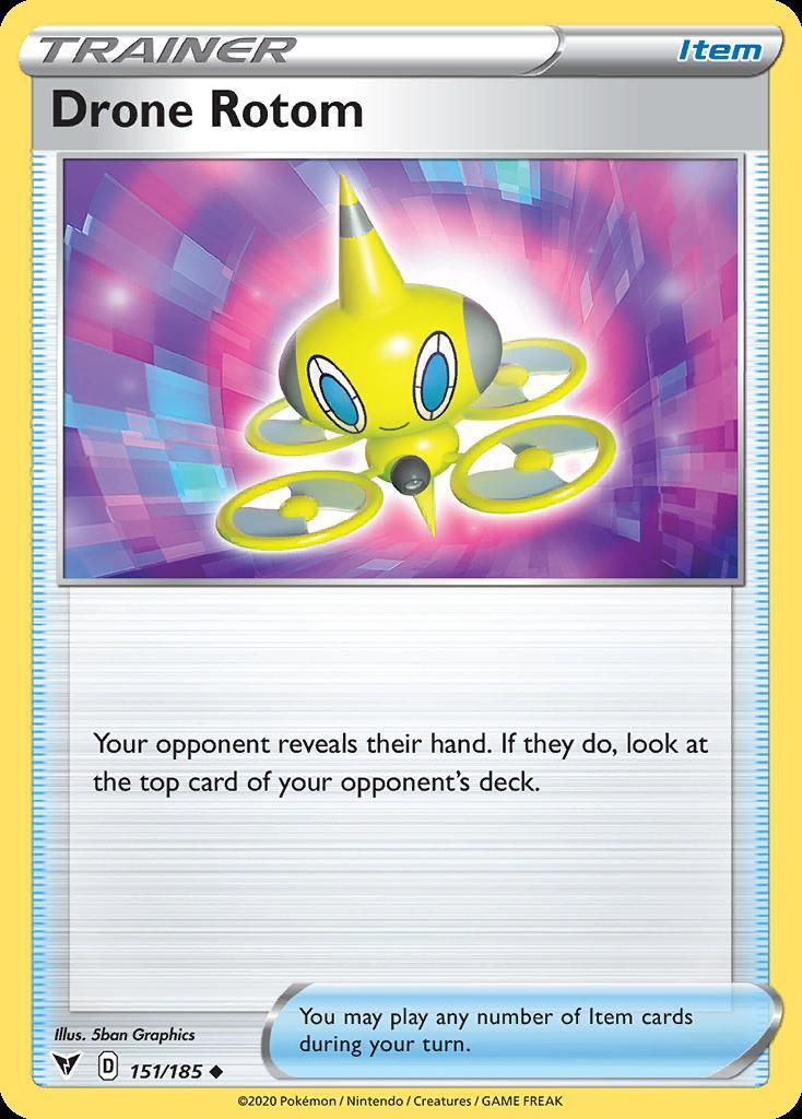 Pokemon Drone Rotom (151/203) Vivid Voltage LP