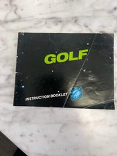 Golf NES Nintendo Entertainment System Wrinkled MANUAL ONLY DU10924