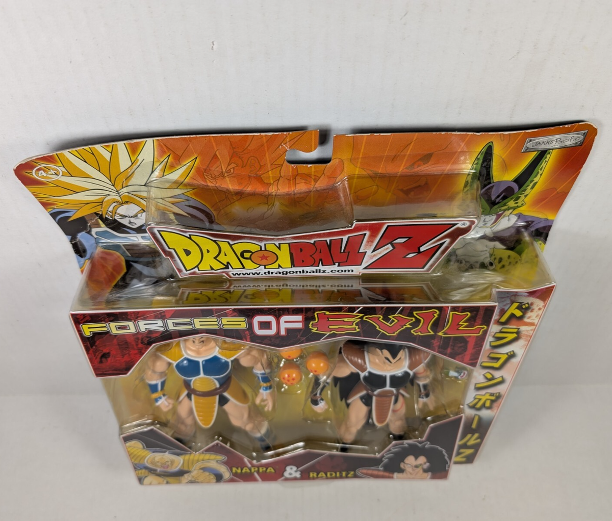 RADIKON セット Dragonball Z Nappa & Raditz Forces of Evil- Jakks 2003 Super RARE