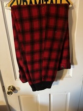 Vintage Woolrich Mens Size Wool Buffalo Plaid Cuffed Hunting Pants USA