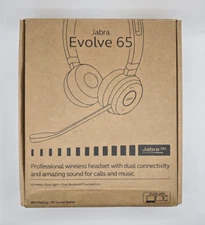 Jabra Evolve 65 SE UC Stereo Link380a Wireless Headset 6599-839-409