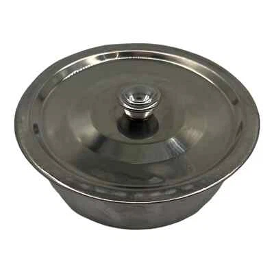 Eson - Shaving Bowl Stainless Steel With Lid 5x12cm