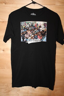 VTG LGNDZ Hip Hop Biggie Tupac Ice Cube & More Rap Tee Shirt T Shirt Legendz M